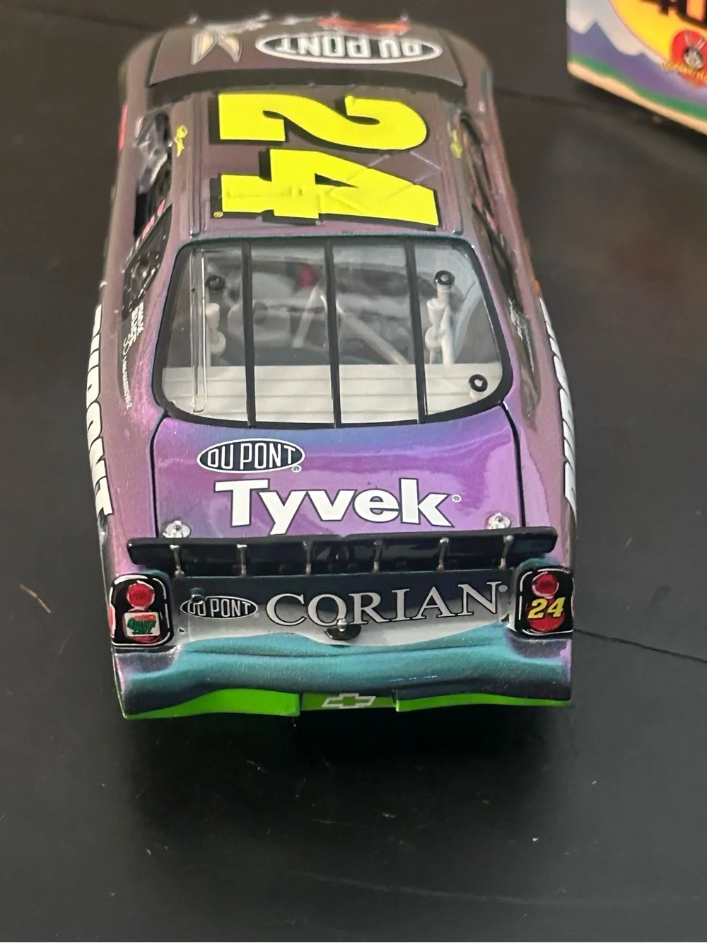 Warner Bros. Jeff Gordon 24 Monte Carlo 400 Box - Purple/Teal/Yellow
